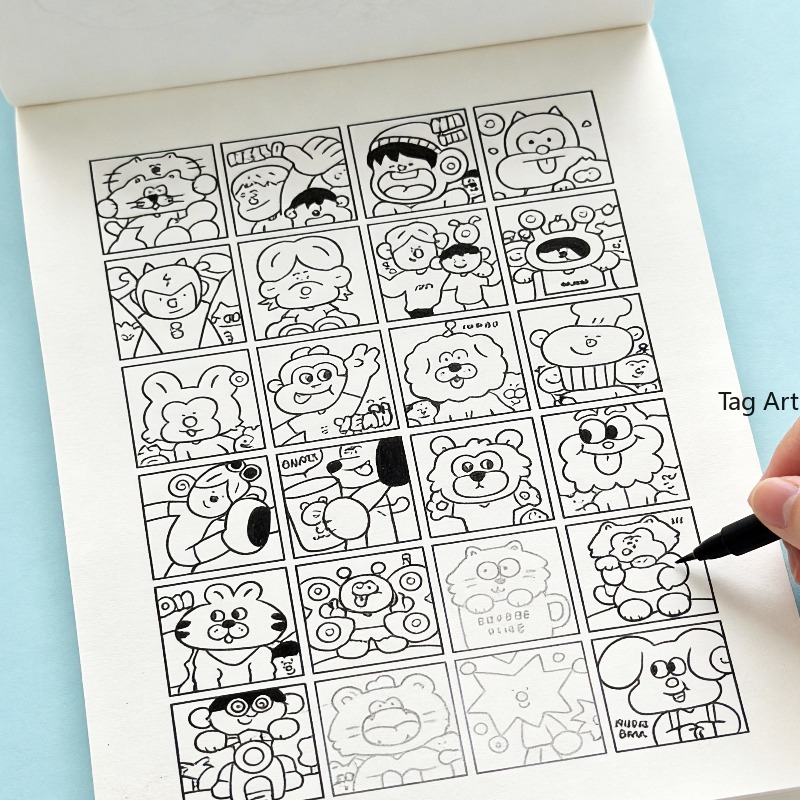 Food Snacks Coloring Book - Livro de desenhos para alívio da