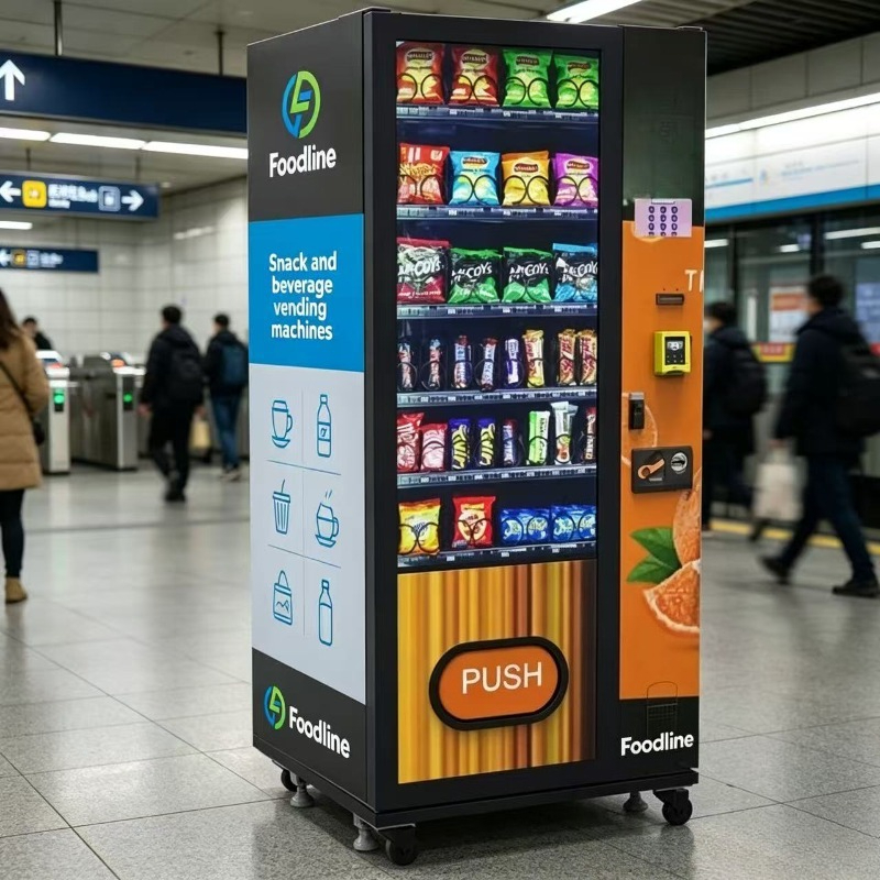 Food Drink Snacks - Máquinas de Venda Automática Personalizadas FL