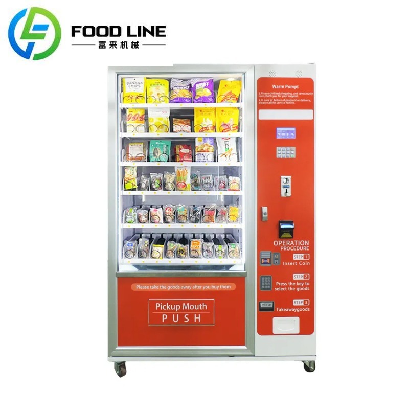 Food Drink Snacks - Máquina de Venda Automática Personalizada de