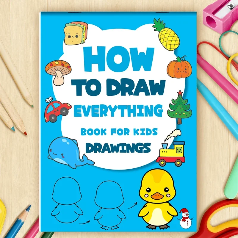 Food Snacks Coloring Book - Livro de Atividades de Desenho e