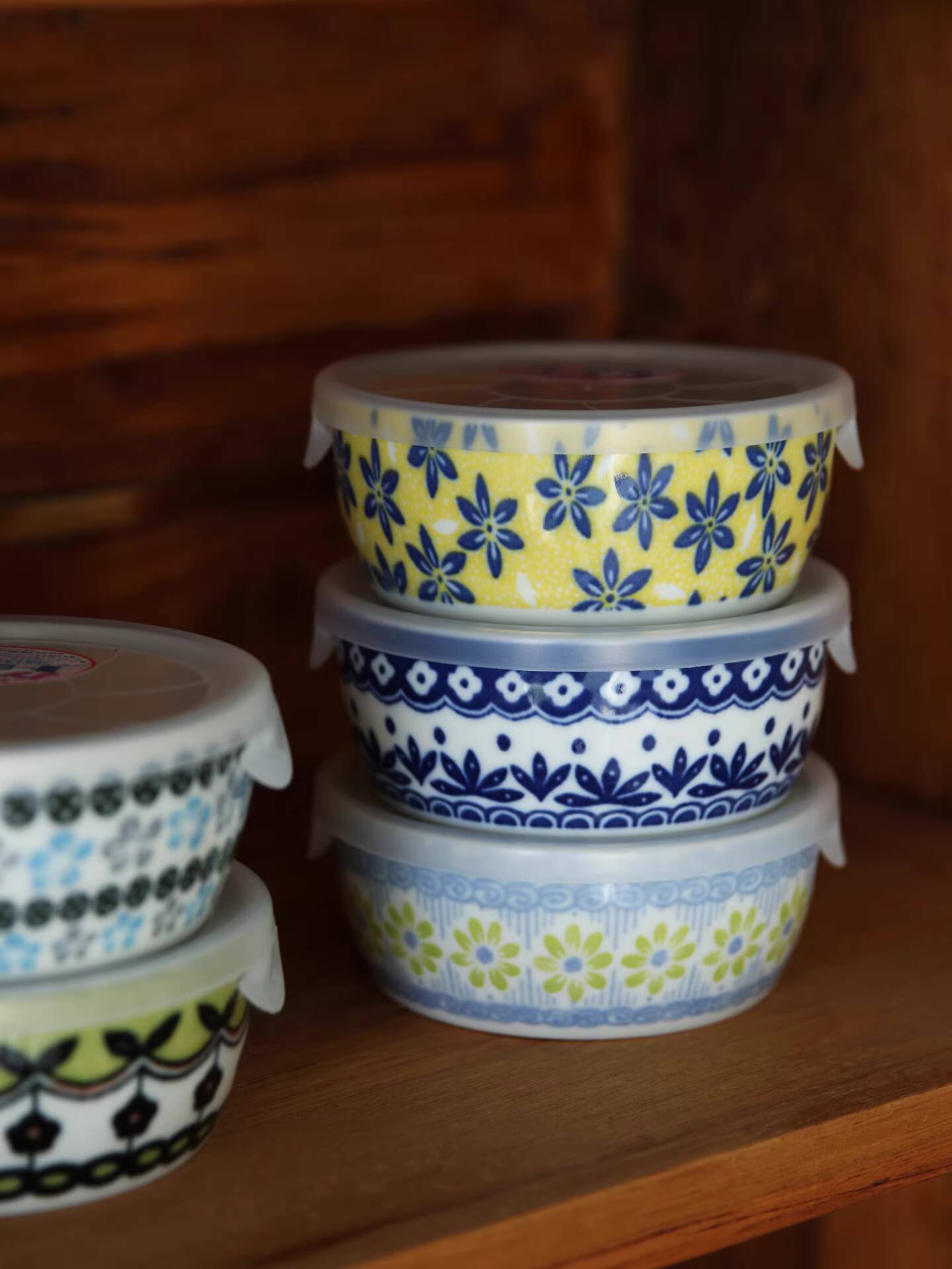 Food In Japanese Snacks - Recipiente de Alimentos Japonês Mino Ware