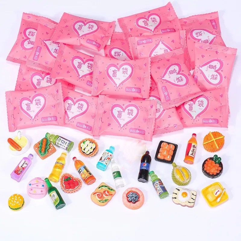 Food Drink Snacks - Brinquedo de Comida em Miniatura Estilo