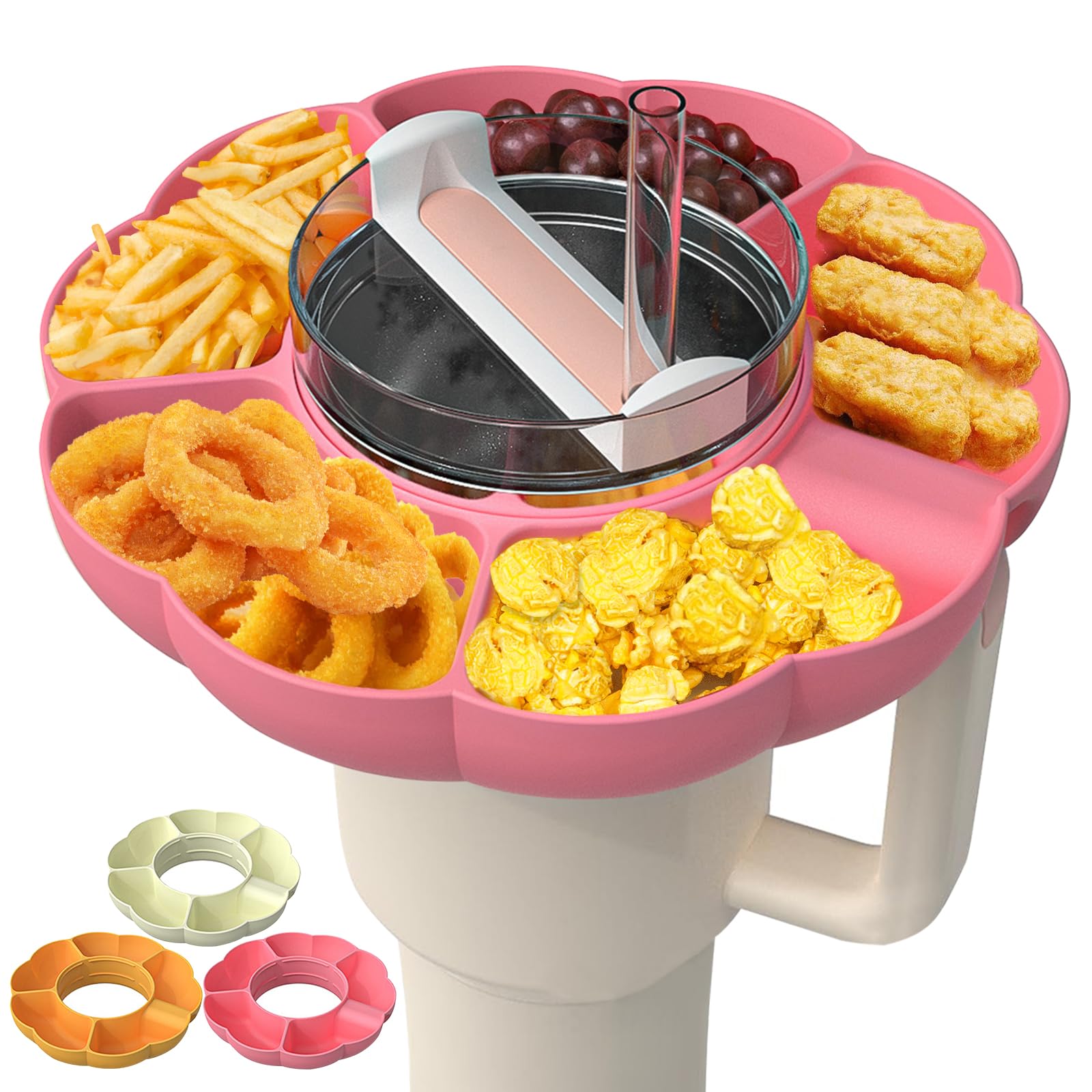 Food Platter Snacks - Reutilizáveis Silicone Snack Platters, Snack Divisor,