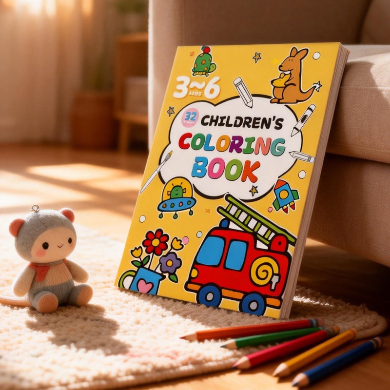 Food Snacks Coloring Book - Livro de Desenho Infantil, Contendo Capas