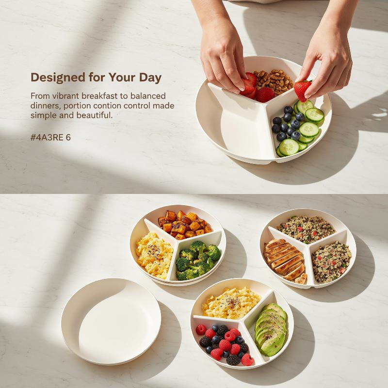 Food Platter Snacks - Prato de Jantar em Forma de