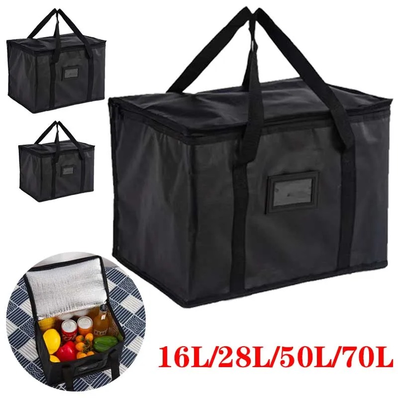 Food Snacks Delivery - Bolsas Térmicas Portáteis Grandes para Entrega