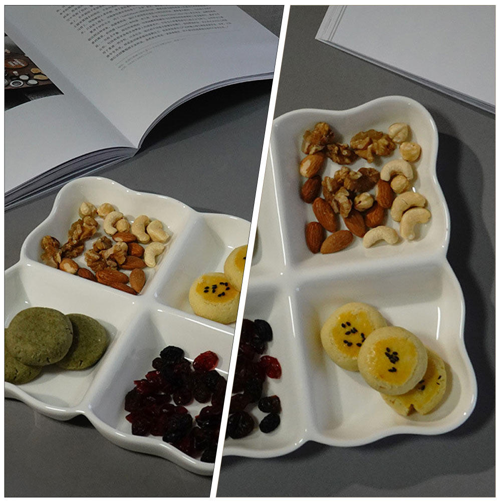 Prato de Cerâmica com 4 Compar - Food In Japanese Snacks avaliação e preço