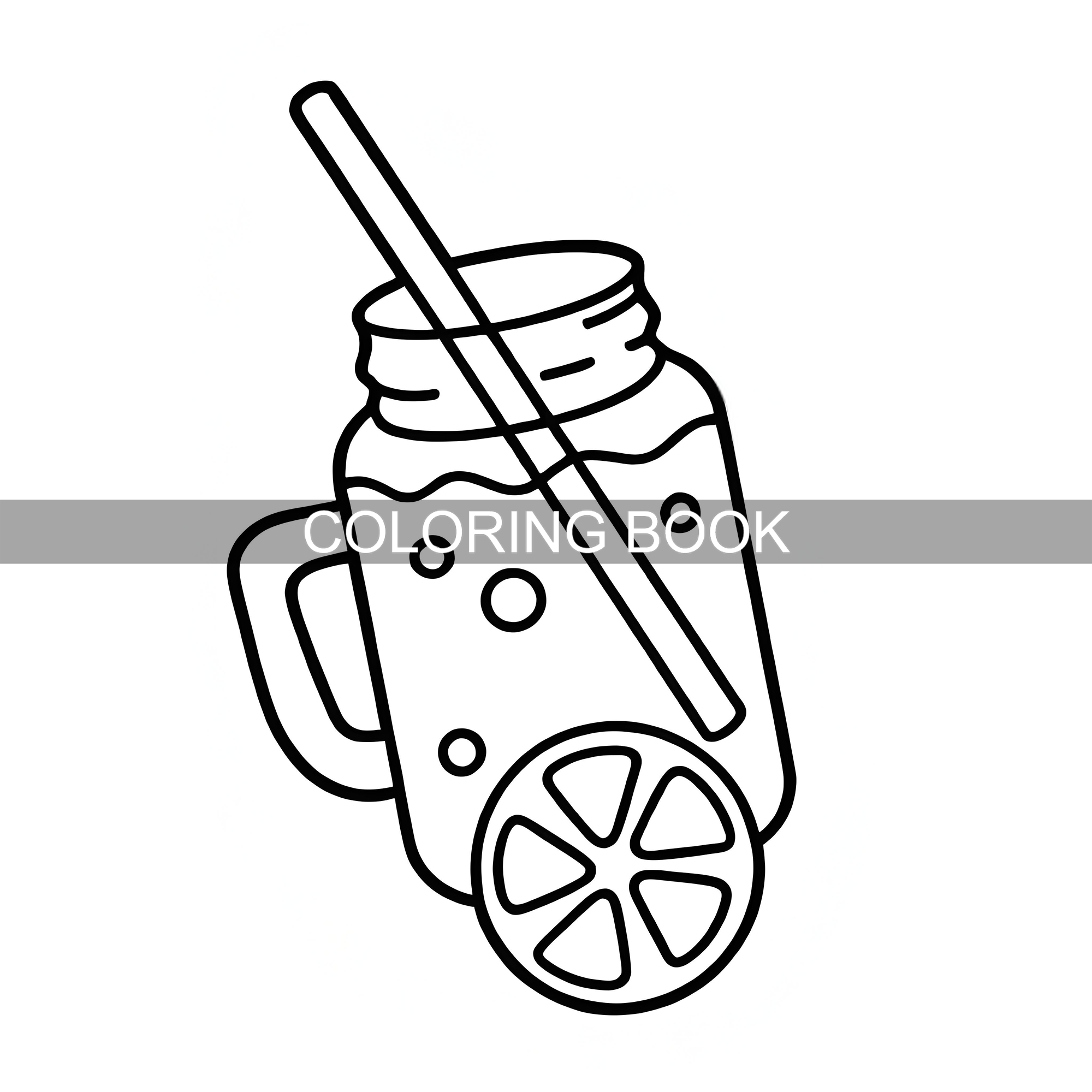 Livro para colorir de delicios - Food Snacks Coloring Book avaliação e preço