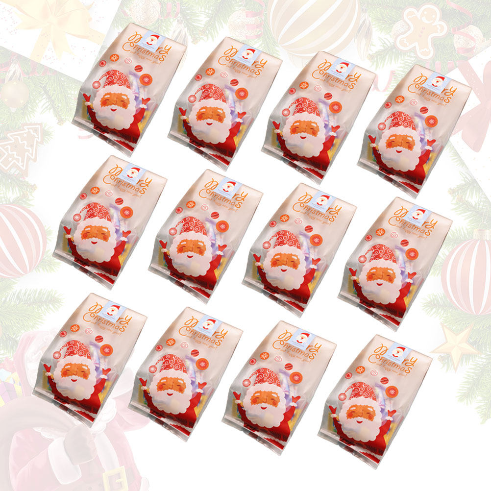 50 Sacos Plásticos para Confei - Xmas Food Snacks avaliação e preço