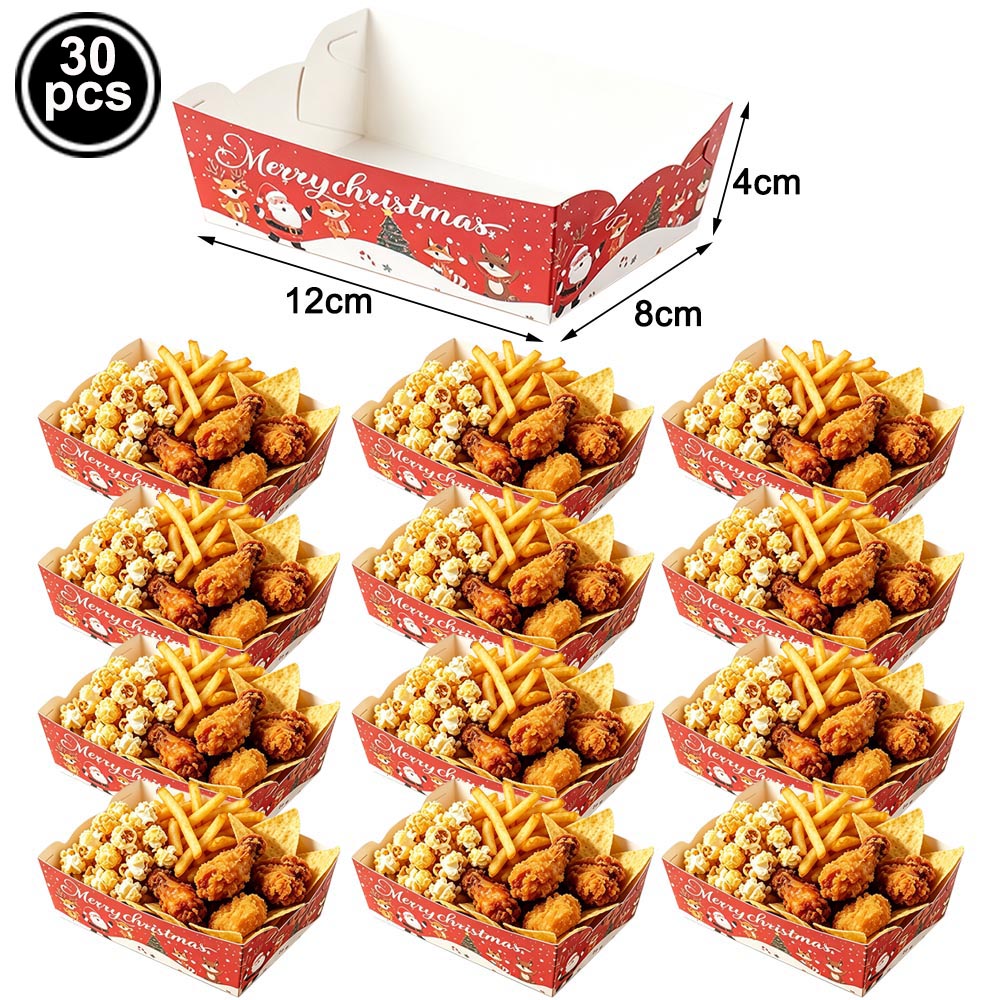 Utensílios de Mesa Descartávei - Xmas Food Snacks avaliação e preço