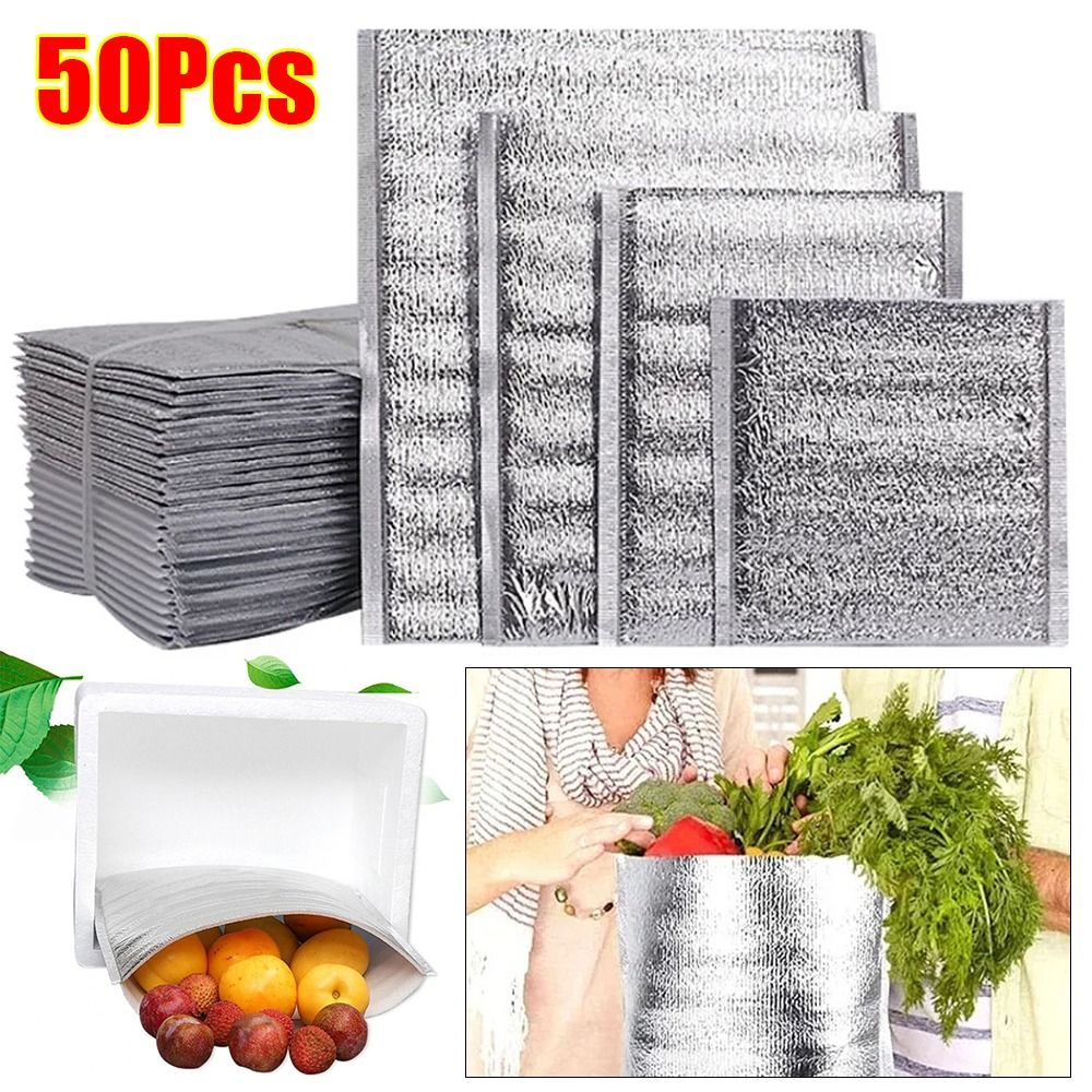Pacote com 50 Sacos de Alumíni - Food Snacks Delivery avaliação e preço