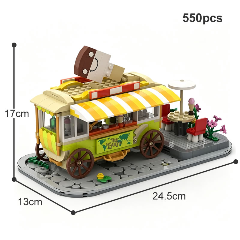 Carrinho de Comida Retrô Modul - Xmas Food Snacks avaliação e preço