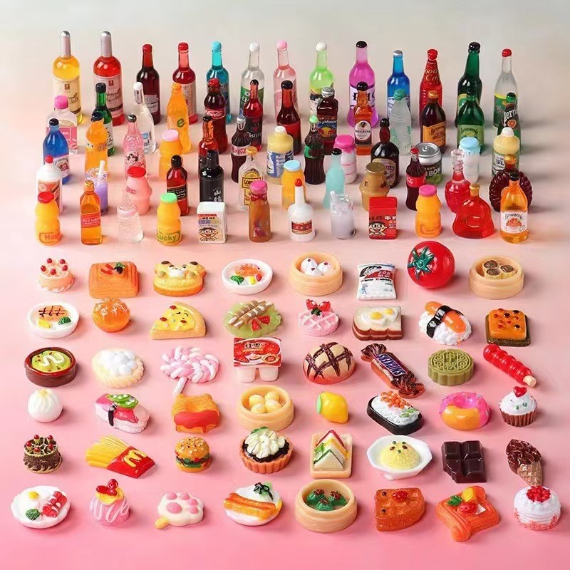 Bonito casa de bonecas em mini - Food Drink Snacks avaliação e preço