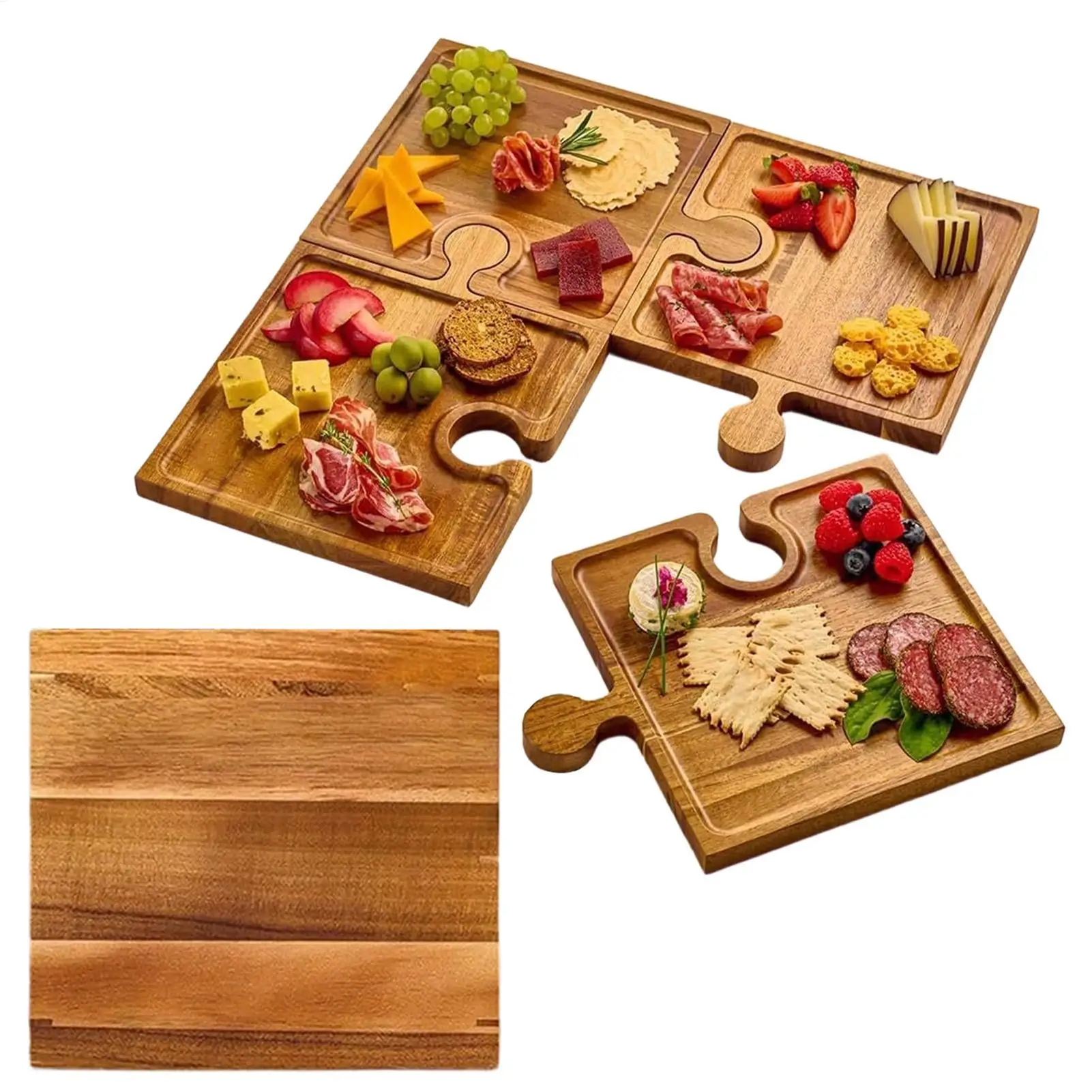 Bandeja de madeira para servir - Food Platter Snacks avaliação e preço