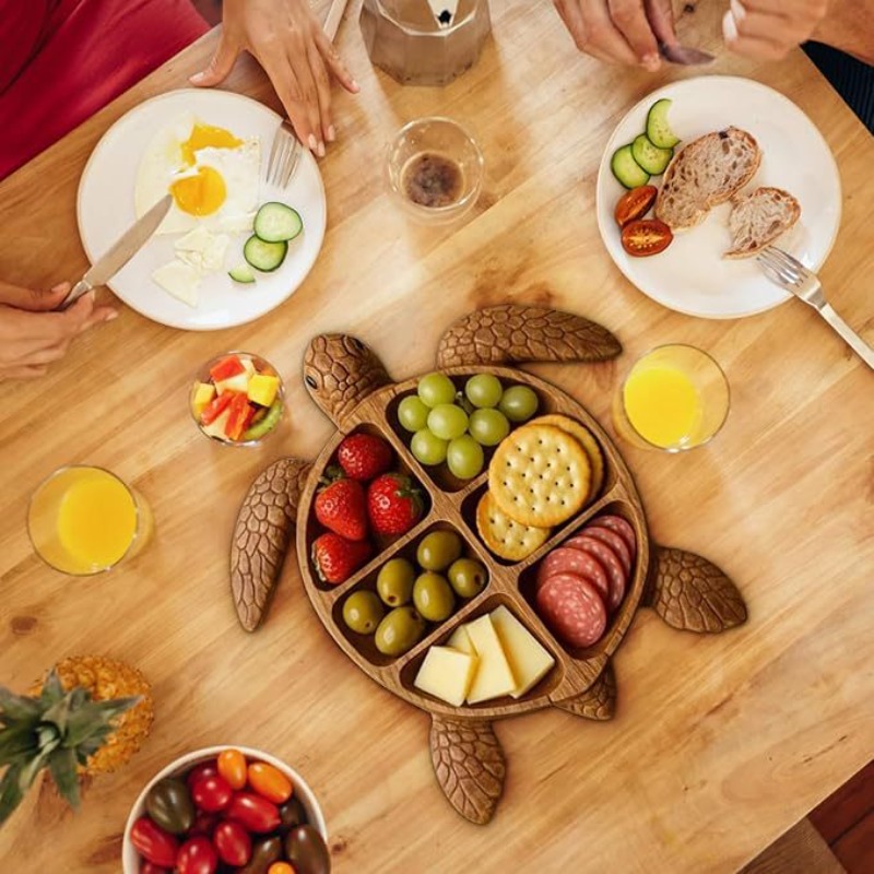 Bandeja de madeira para servir - Food Platter Snacks avaliação e preço