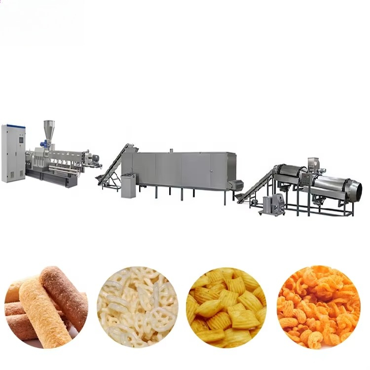 Linha de Produção de Alimentos - Food Snacks Making Machine avaliação e preço