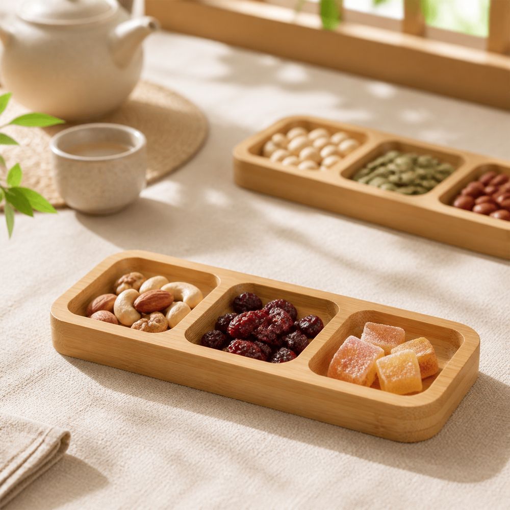 Bandeja de Servir Dividida em  - Food Platter Snacks avaliação e preço