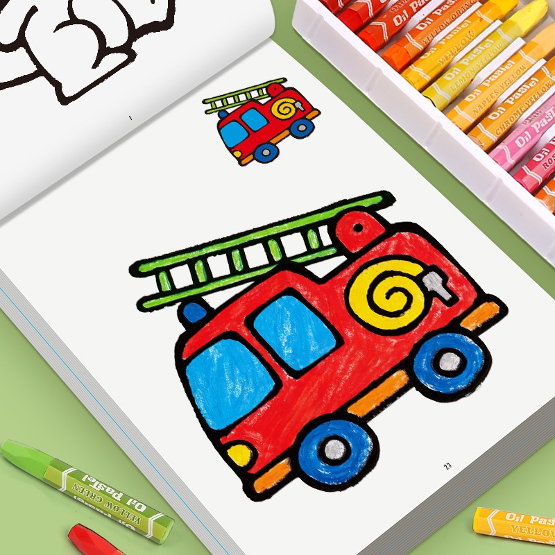 Livro de Desenho Infantil, Con - Food Snacks Coloring Book avaliação e preço