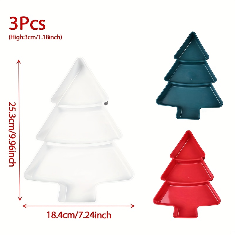 3 pçs árvore de natal comida d - Xmas Food Snacks avaliação e preço